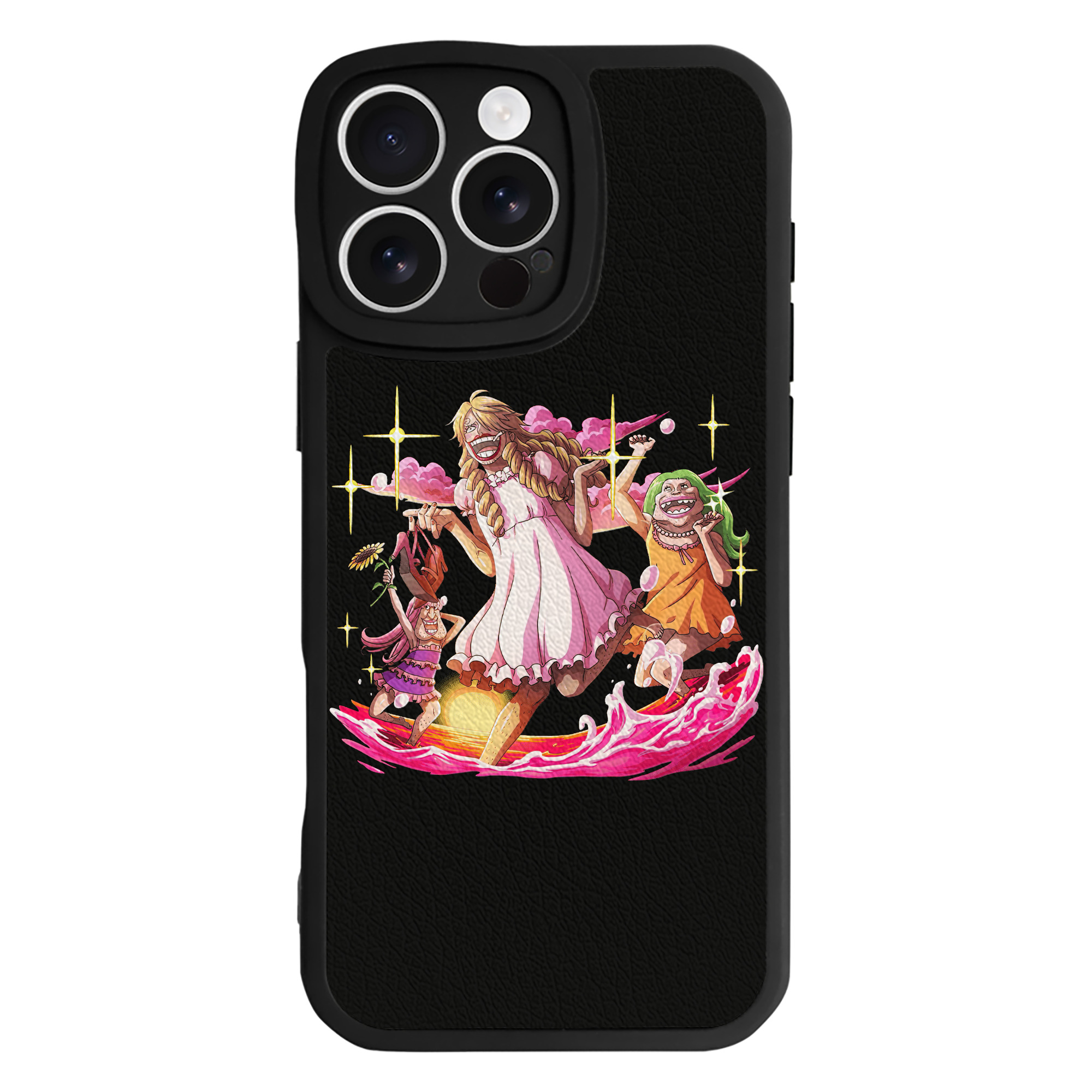 （画像用） ワンピース サンジ ONE PIECE Sanji 【iPhone 16シリーズ対応】シリコンスマホケース（レザー調） 材質：シリコン